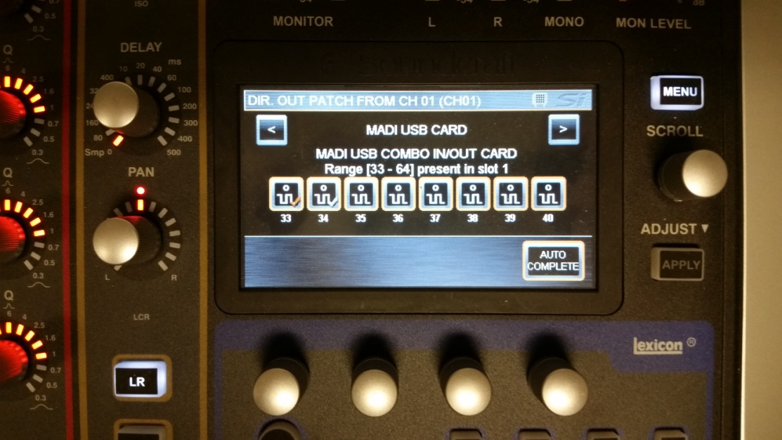 Si - MADI USB Combo Card_Pro Tools Setup on Mac